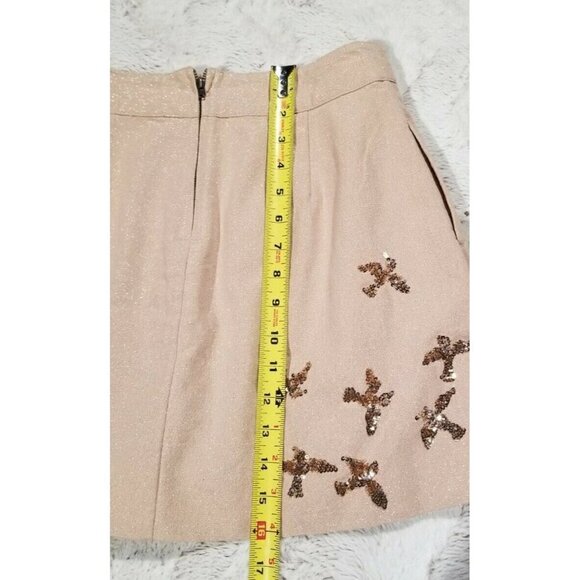 Leifnotes Blush Pink Cotton Blend Sequin Bird Sz 2 - Picture 8 of 11